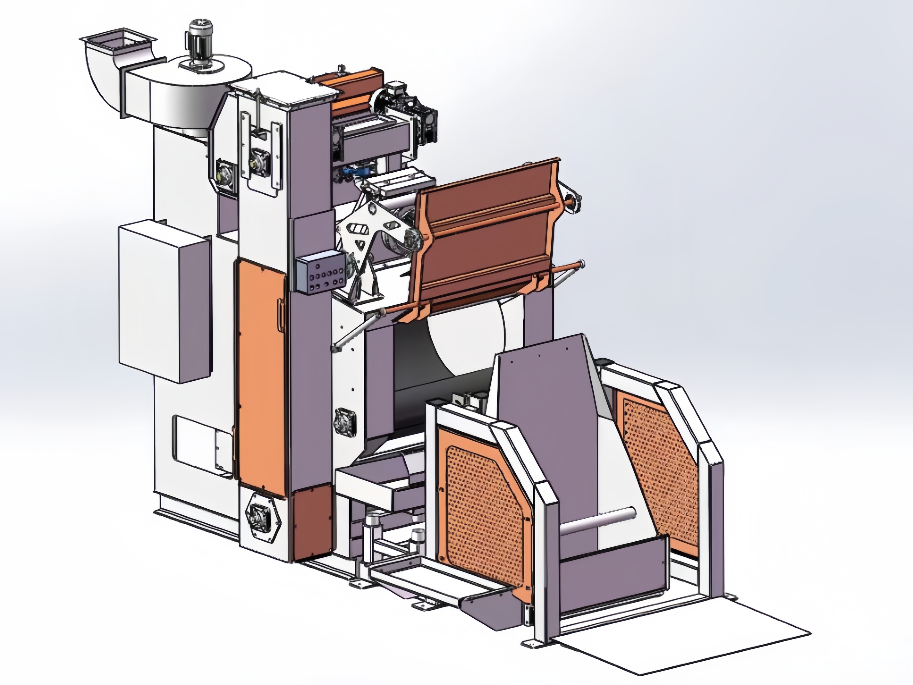 MZ-3210LU The Newest Tumble Belt Shot Blasting Machine With Loading & Unloading System