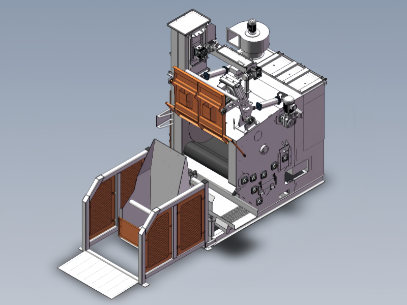 MZ-3210LU The Newest Tumble Belt Shot Blasting Machine With Loading & Unloading System