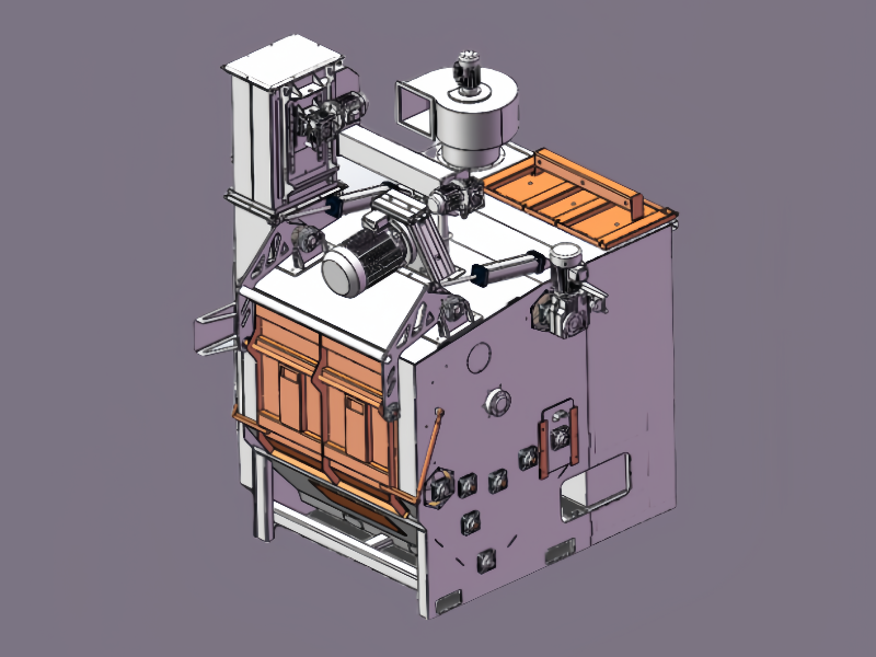 MZ-3210 The Newest Tumble Belt Shot Blasting Machine