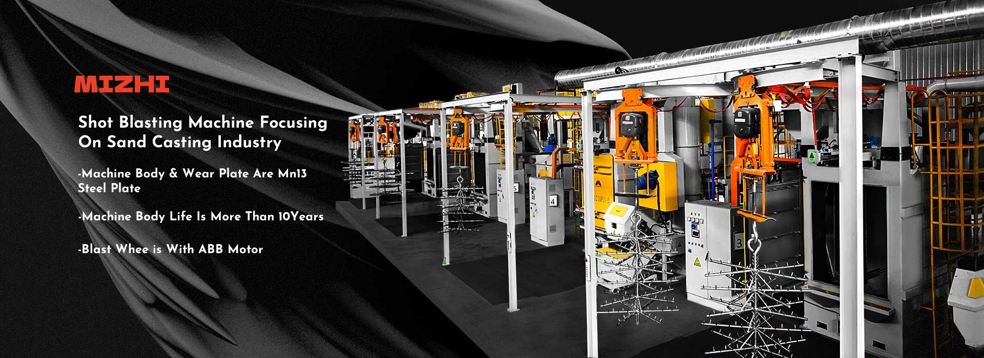 Hanger Hook Shot Blasting Machine