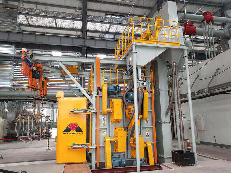 Stabilizer Bar Hook Type Shot Peening Machine