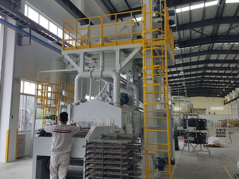 Mayflay wire mesh through type shot blasting machine(图1)